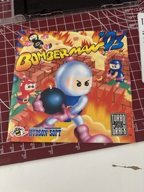 Bomberman 93 HuCard Turbo Grafx 16 TG16 US Used Game And Manual Tested