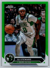 DJ Steward 2023-24 Topps NBA G-League Chrome Green Refractor /99 #46