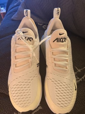 Nike Air Max 270 White Breathable Mesh Low Top Sneaker Athletic Shoes