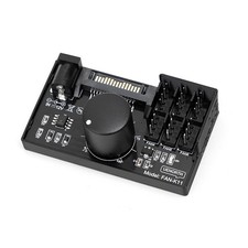 12V 4 Pin PC Case Fan Speed Controller 6 Fans Support, 4-Pin PWM Fan Cooling
