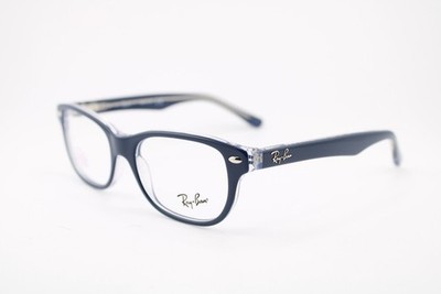 NEW RAY-BAN JUNIOR JR RB 1555 3853 BLUE CLEAR AUTHENTIC EYEGLASSES 48-16