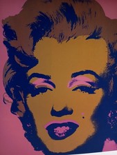 Vintage Warhol Style Silkscreen Print LARGE Best Quality Marilyn Monroe