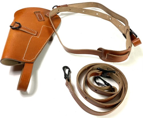 World War US M7 Holster WWII COLT .45 Cal M-7 Tanker Leder Schulterholster... - Bild 4 von 4