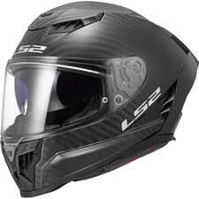 Ls2 Gloss Black Dragon Carbon Solid Helmet 807-2005