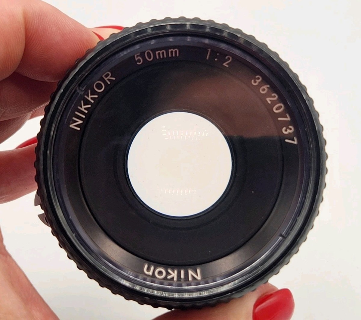 Nikon Nikkor 50MM 1:2 F2 Lens for Nikon 35mm SLR Film Camera