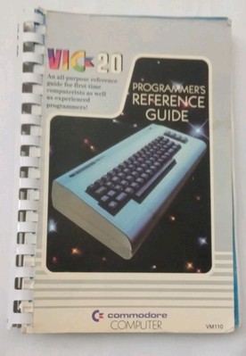 VINTAGE Commodore VIC 20 Programmers Reference Guide User Computer Old 1982 80s 