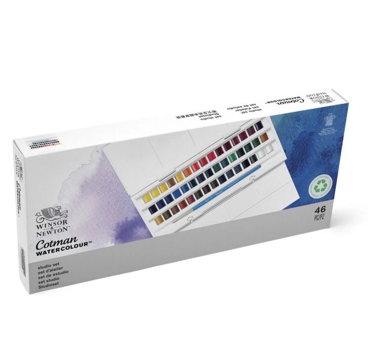 Winsor & Newton Cotman 45 Half Pan Watercolour Set