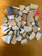 Hand Collected Sea tile Pottery Rare Underwater Natural Authentic