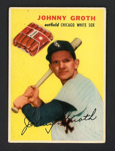 Johnny Groth 1954 Wilson Franks card