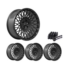 Set Of 4 18 Gloss Black Alloy Wheel Rims 5x112 Fits Infiniti Qx30 Rtxop 5lug