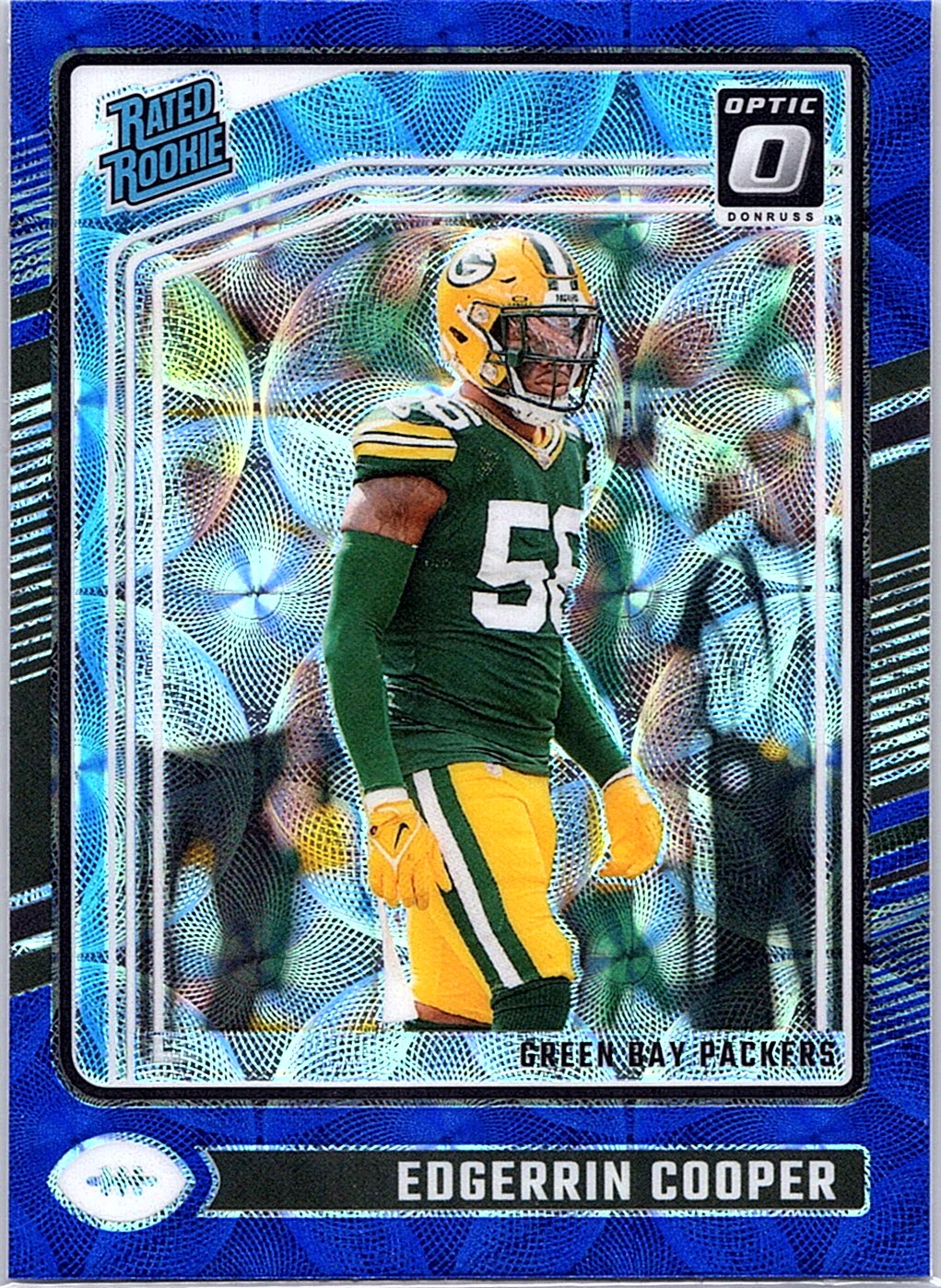 2024 Donruss Optic #231 Edgerrin Cooper Blue Scope RC