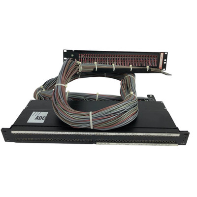 ADC 96 Bantam TT patchbay connected  to ADC UP-96NMKII  PPC RACKMOUNT PATCHBAY 2