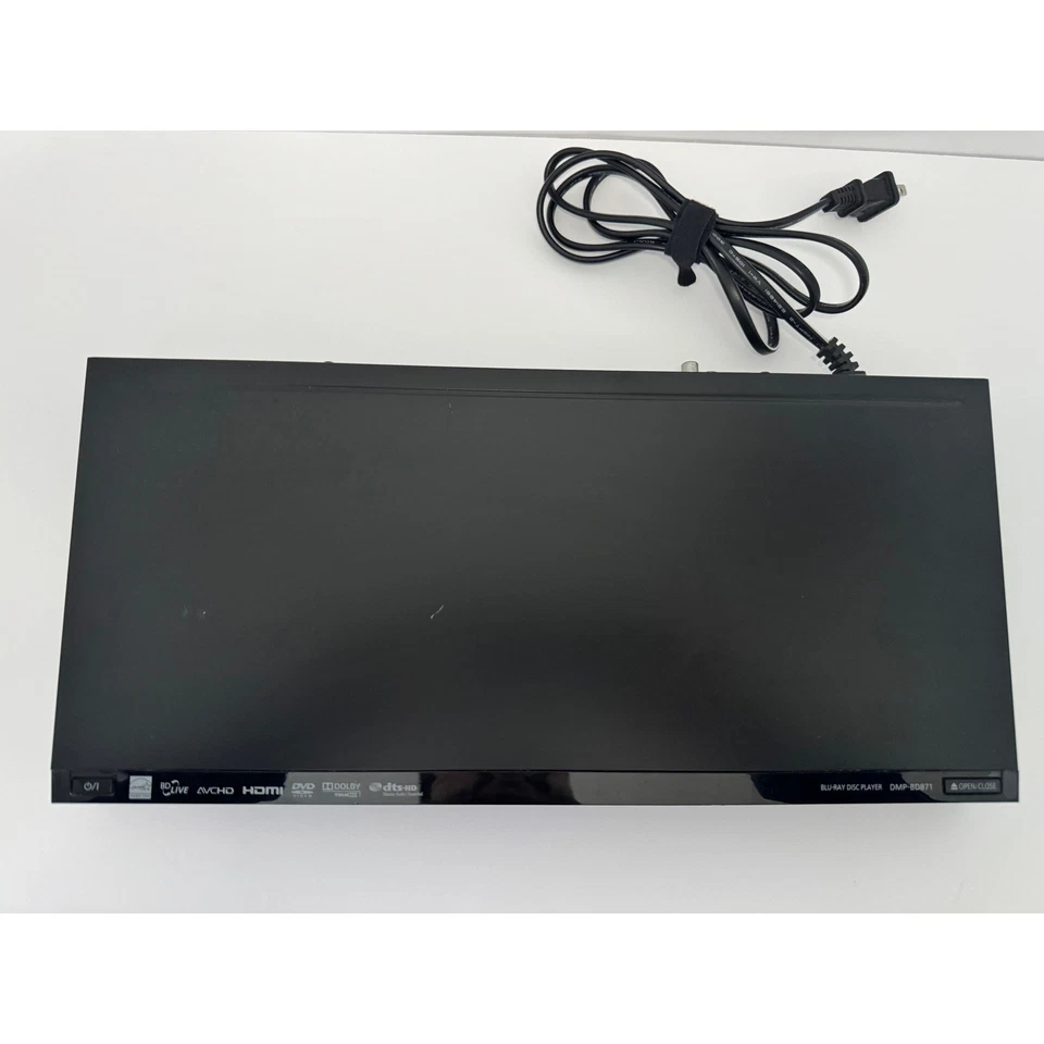 Reproductor de discos Blu-ray Panasonic DMP-BD871 HDMI USB LAN Ethernet negro - sin control remoto Foto 2 de 4