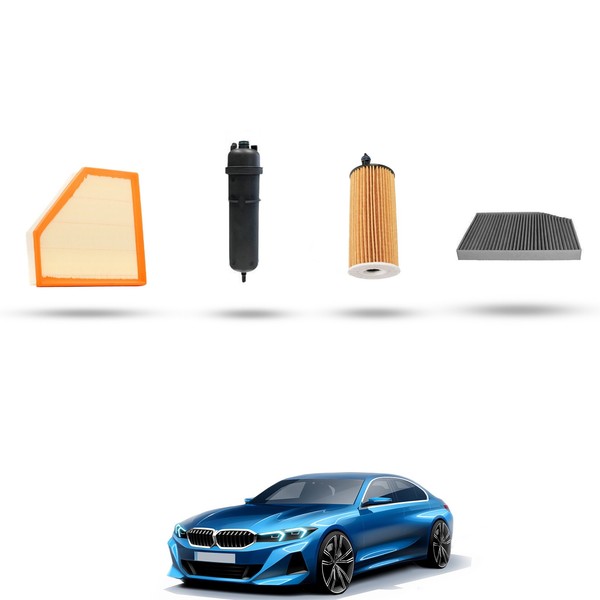 Hoffcar Wartungsset Kompatibel Mit Bmw Serie 3 (G20, G21, G80) 318D Hybrid 100-image
