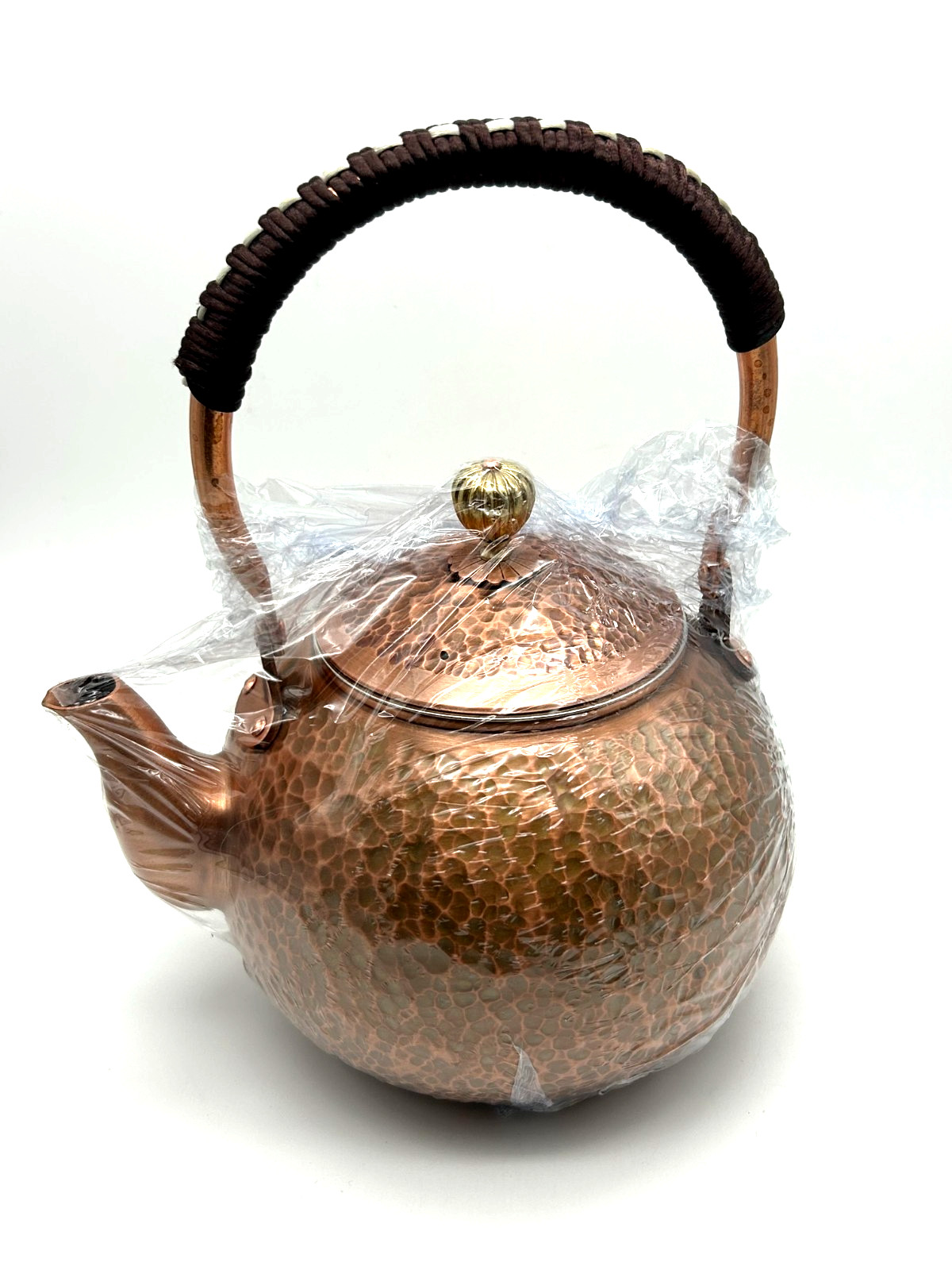 Hammered Copper Tea Kettle w/ Cord Handle ~New, Sealed, in Original Box ~ Taiwan