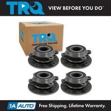 TRQ Wheel Hub Bearings Assembly Set Front & Rear Fits Fiat Jeep