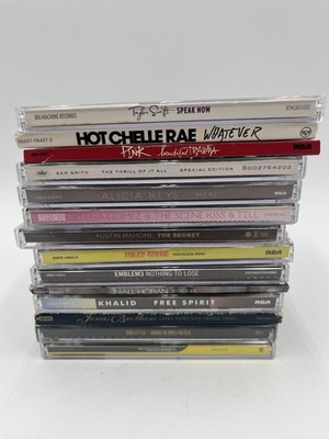 Lot Of 14 2010 s Pop CD s Post Malone, Taylor Swift, Khalid & Others