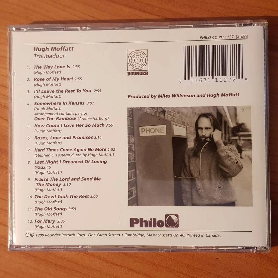 HUGH MOFFATT troubadour USA NIMBUS EX/EX (CD) - Bild 4 von 4
