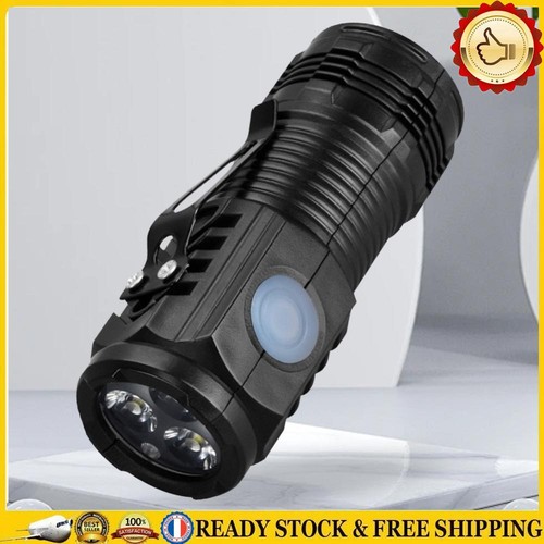 Powerful Flashlight USB C Rechargeable 3 Light Modes for Camping EDC Night Ride