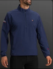 NEW ScOtTy CaMeRoN Battle Scotty Dog Dunes Pullover by Peter Millar Men's Medium