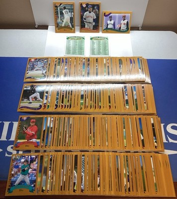 2002 TOPPS TRADED + ROOKIES BASEBALL COMPLETE SET #T1-T275 *115 SP CARDS