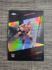 2026 Topps Chrome WWE La Knight Focus Reel #'d 01/10 🔥