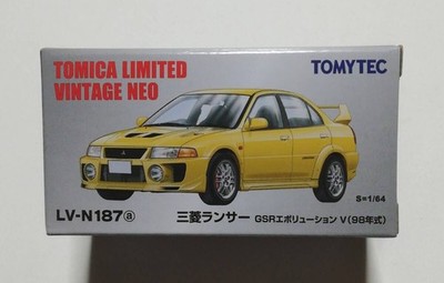 Tomica Limited Vintage Neo LV-N187A Mitsubishi Lancer GSR Evolution V 1998