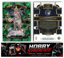 2024 Panani Select WNBA #54 Courtney Williams Green Cracked Ice 16/149