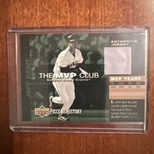 2002 UD POH MVP Club Jersey M-JK Jeff Kent - NRMT