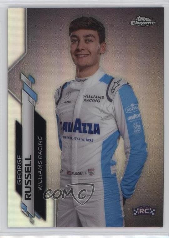 2020 Topps Chrome Formula 1 F1 Racers Refractor George Russell #19 0v2h