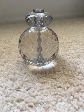 StyleCraft Modern Faceted Cut Crystal Orb Budoir Table Lamp Base Only