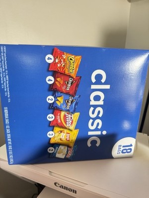 Frito- Lay Snacks Classic Mix Chips, 18 Count ( Pack Of 1) Assortment May Vary