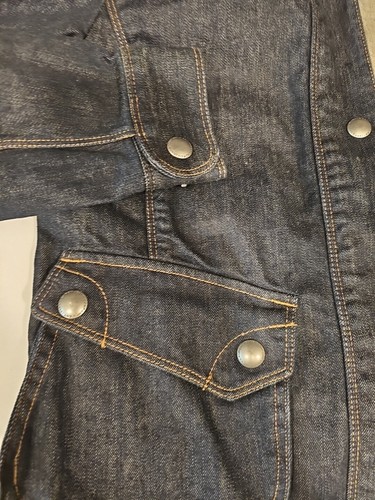 LRL Ralph Lauren Jeans Co Nolita Military Denim Jean Jacket Women’s Size SMALL - Picture 6 of 14