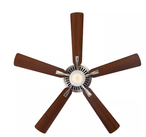Minka Aire F556L-BN/DW Contractor LED Brushed Nickel 52" Ceiling Fan with Remote - Picture 3 of 6