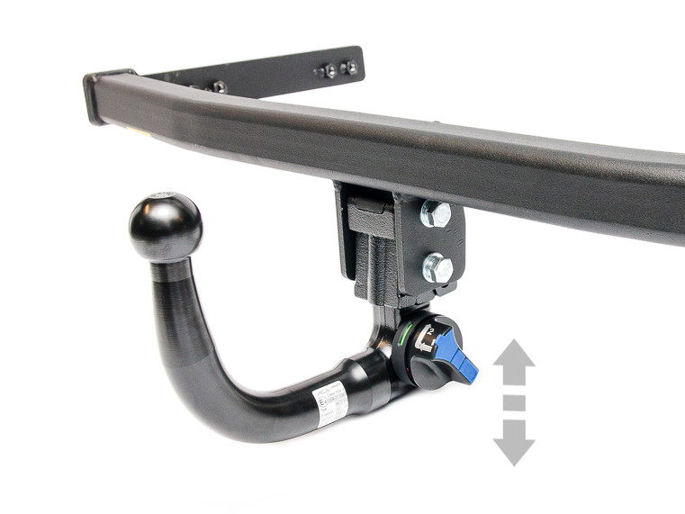 Detachable - vertical Tow Bar for Honda Civic X Hatchback 01.2015-12.2016