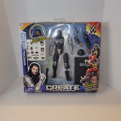 WWE Elite Create a WWE Superstar Roman Reigns Special Ops Forces Pack 