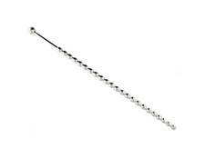 Bubble Sound, Surgical Steel 10.5" Long Male Urethral Sounding Plug