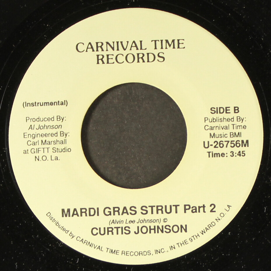ジャン・デヴィッドソン セリグラフ「It's Carnival Time! Al Johnson - Carnival Time / Good Lookin' - 1979 - 45 Record