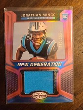 2023 Certified Jonathan Mingo New Generation Jerseys Pink #NGJM-6 150/299 (MEM)