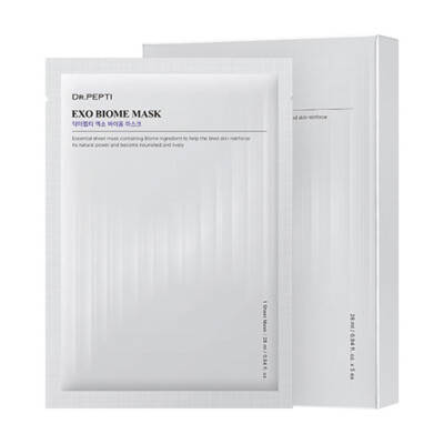 DR.PEPTI Exo Biome Mask Sheet 28mL x 5ea SET (Exp date : 2026-10)
