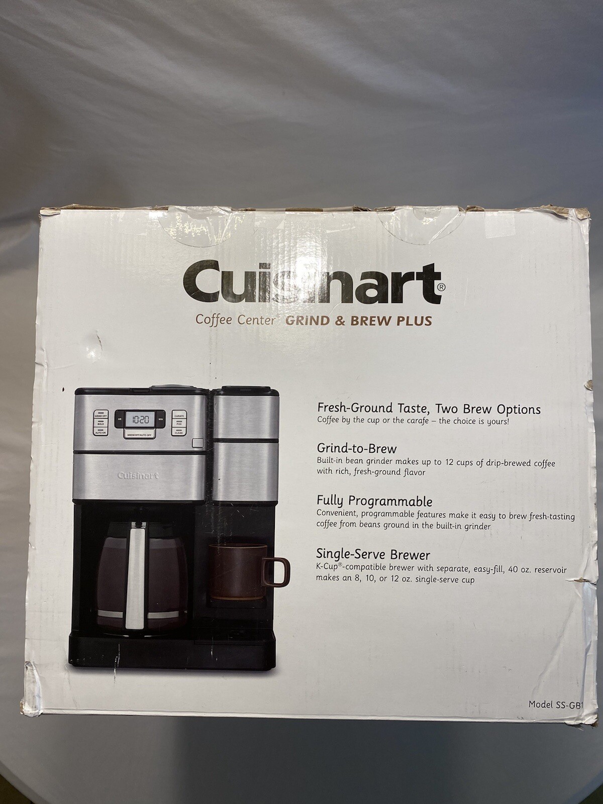 Cuisinart Coffee Center Grind & Brew 12Cup Coffee Maker & Single Serve
