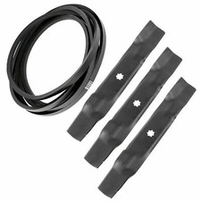 Brand New Deck Blade And Belt For John Deere 145 155C D140 D150 D160 LA130 LA140