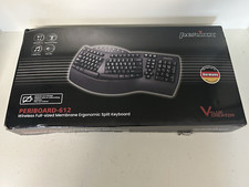Perixx PeriBoard-612 Wireless Ergonomic Split Keyboard 2.4GHz Black U3H open box