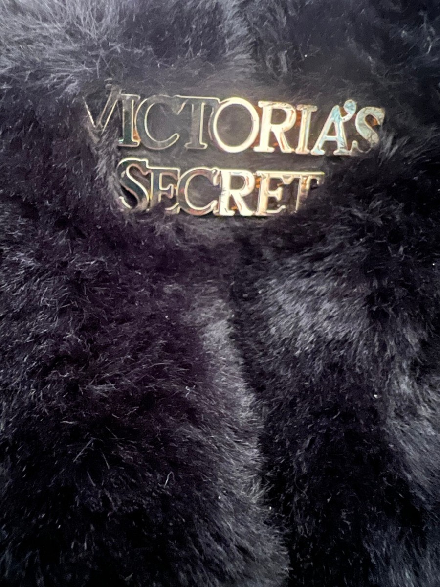 Sac Fourre-tout Victoria's Secret – Noir Imprimé Floral/logo – Neuf Avec étiquettes