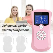 Electric Pulse Massager Tens Unit Muscle Stimulator Dual Channel Pain Relief