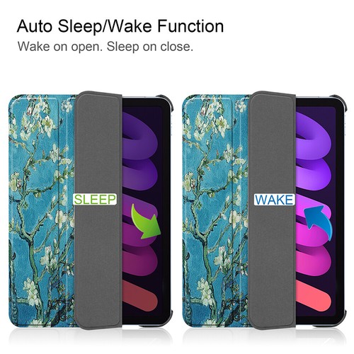 Funda inteligente de cuero para iPad 7/8.ª 9.ª generación Mini 6.ª inteligente para dormir/despertar automáticamente - Imagen 32 de 75