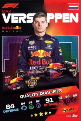 Topps Turbo Attax F1 (Formel 1) 2021 - #161 Max Verstappen (Quality Qualifier)
