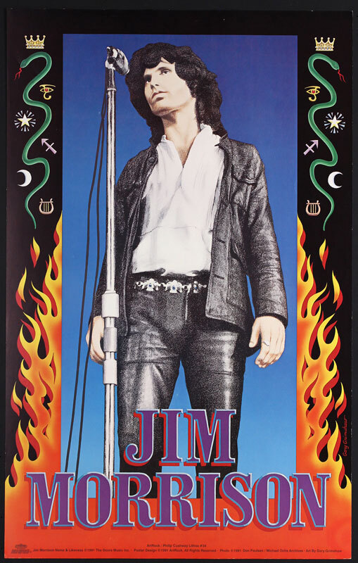 Jim Morrison The Doors Poster by Gary Grimshaw Lizard King Art