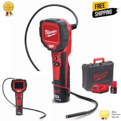 MILWAUKEE INSPECTION CAMERA M12IC-201C SUB COMPACT M-SPECTOR 360°  4933451024 UK