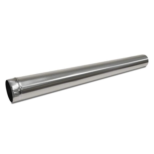 8 In. X 5 Ft. Round Metal Duct Pipe - Picture 10 of 12
